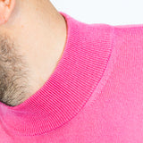 Pink High-neck Sweater