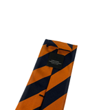 Orange & Blue Striped Tie