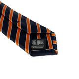 Blue & Orange Striped Tie