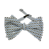 White Dotted Bow Tie