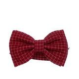 Red Checkered Bow Tie