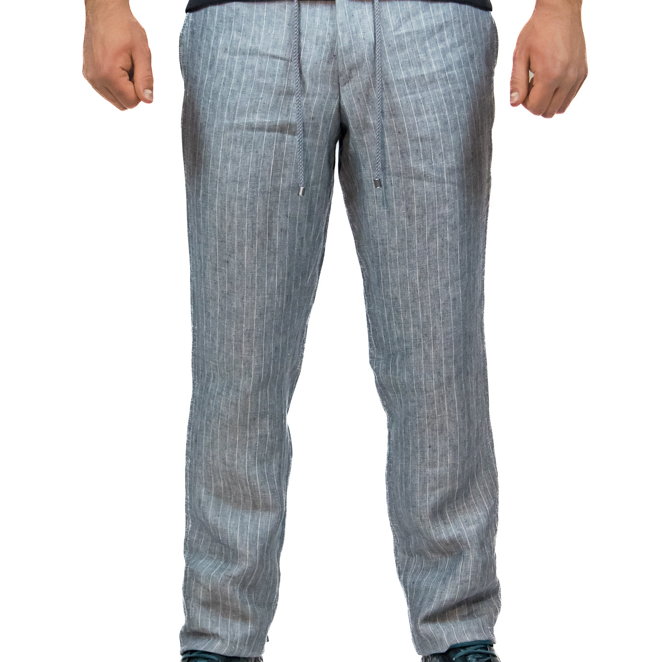 Grey Linen Pants, Solbiati